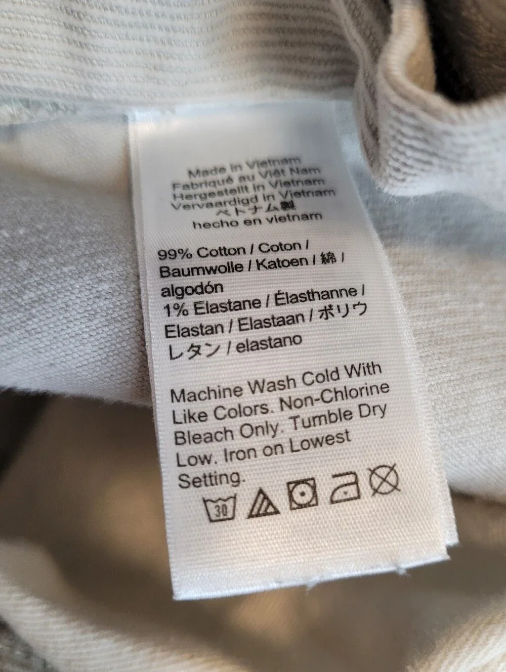 J Crew 770 Straight Fit Corduroy Pants 34x34 Stone Beige